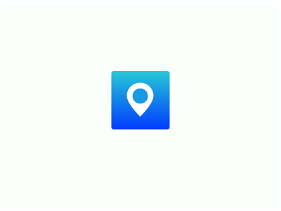 DailyUI - 005 (App Icon) applogo location tracker