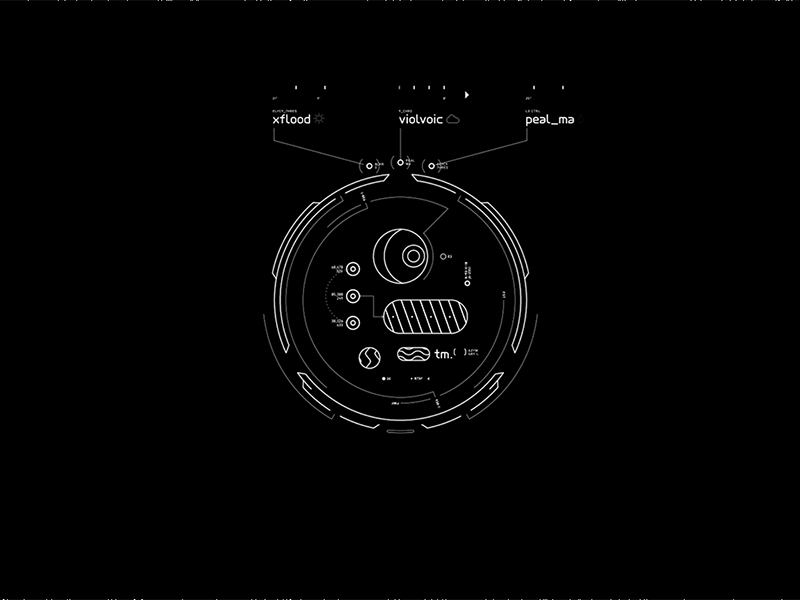 Dune: Climate analysis arrakis digital art dune frank herbert fui hologram hud motion graphics ui