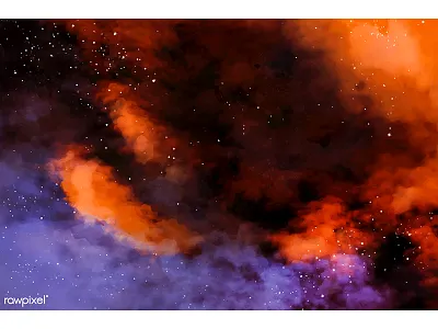 Space Exploration 7 background digital galaxy orange painting purplr space universe vector