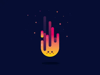 Fire fire flat gradient identity illustration illustrator vector