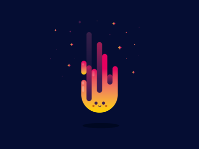 Fire fire flat gradient identity illustration illustrator vector