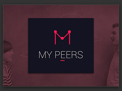 My Peers Logo Design brand identity business corporate hand shake logo design minimalist design