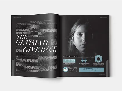 Magazine Layout illustration layout magazine minimal simple typography