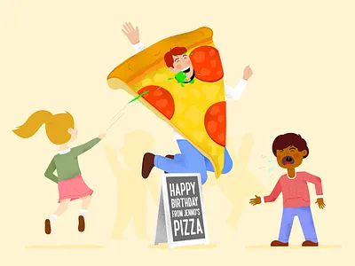 How to be happy at work excited happy job kids management pizza remote stress time tips tracking work