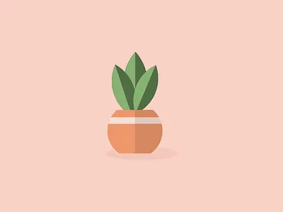 Mammy Plant flat garden illustration illustrator plant vector