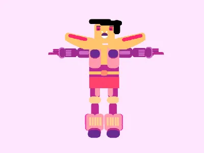 Dragon B building car icon illustration jeep purple red road vector