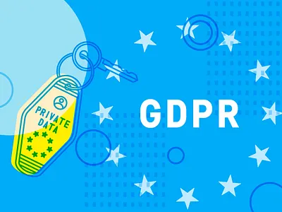 Give Back The Keys blue europe gdpr illustration key keys regulation room key security stars