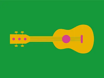 La Balera Sulle Mura | Tropical Guitar concert event guitar illustration instrument music summer tropical