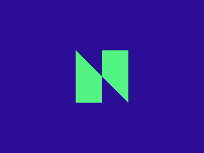 N Mark branding design identity logo mark n sign