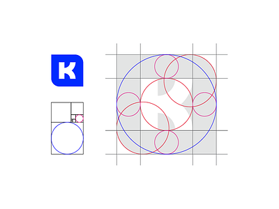 KUUN "K" Mark Grid identity k logo letterlogo logo logo design logo grid software logo tech tech logo wordmark