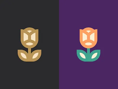 Tulip branding design figma icon illustration logo mark minimal simple tulip