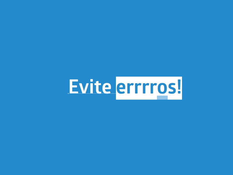 Avoid Mistaaaaaakes avoid edit erro evite formatting mistakes motion text