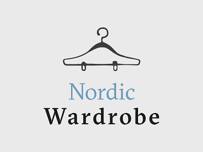 Clothes Shop Hanger Logo clothes clothes shop clothing shop hanger hanger logo logo logo design wardrobe