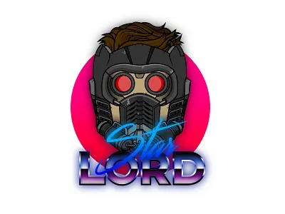 Avengers / StarLord - Illustration avengers branding disney graphic groot illustration infinity war logo marketing pop culture retro starlord
