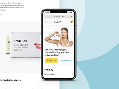 SmilePen - New Project clean ui ecommerce mobile site uiux ecommerce