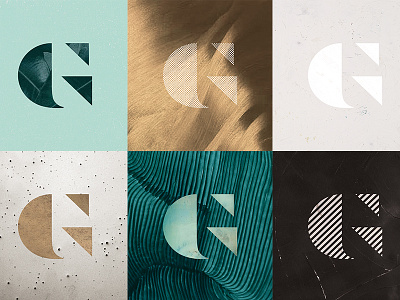 Greenside Identity System apartments charlotte g geometric greenside monogram north carolina palette textures