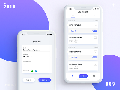 Order App ui ux