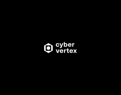 Cyber Vertex branding graphic design logo logotype modern modernism