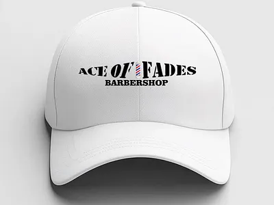 CAP DESIGN MOCKUP FOR A BARBERING SHOP branding design graphic design logo