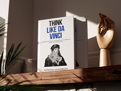 Think Like Da Vinci 3d book mockup amazon kdp book book cover book cover art book cover design book cover designer book cover mockup book design ebook ebook cover educational book cover epic epic book epic book covers epic bookcovers epic covers paperback professional book cover think like da vinci