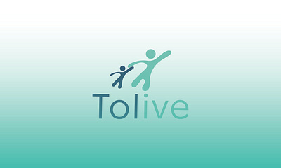 Tolive logo design branding design graphic design lettermark logo vector wordmark