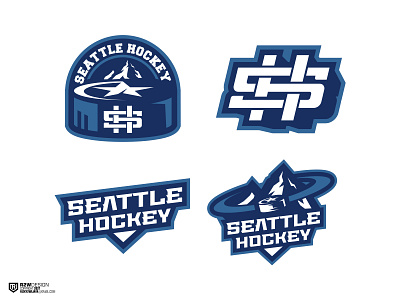 SEATTLE HOCKEY LOGOPACK branding graphic design hockey logo logodesigner logoinspirations sportlogo vectorlogo