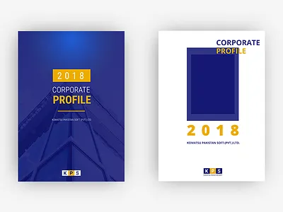 Corporate Profile corporate cover layout print profie typography