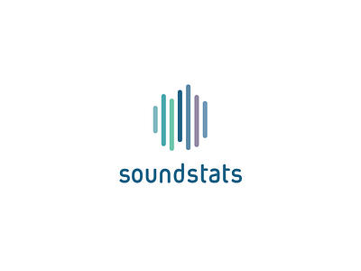 Soundstats identity logo mark sound soundstats statistics stats symbol vu meter