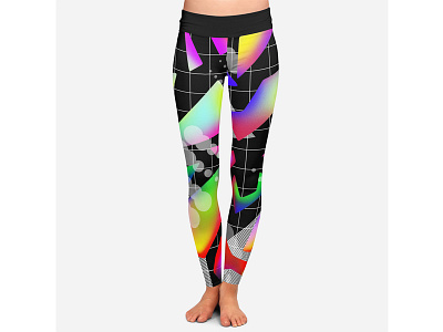 Leggings Retina colors creative people design designer dribbble patterns sport textile