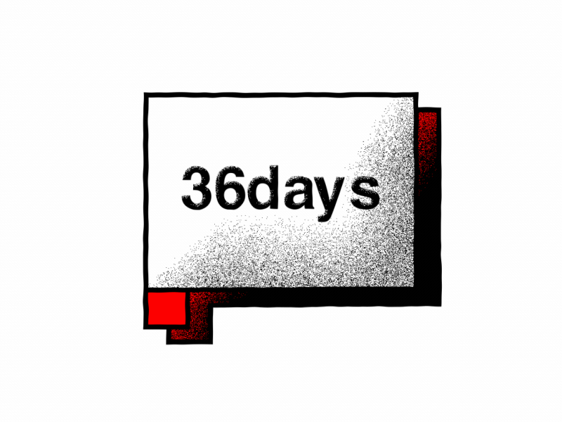 36days Intro Animation 36daysoftype animation boil graphics loop motion ux