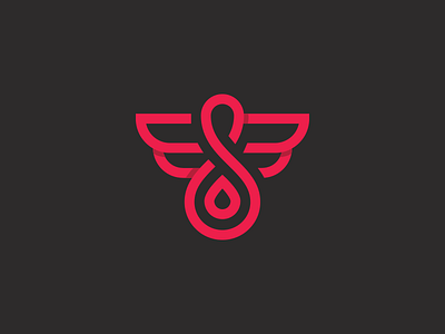 Blood donation angel blood donation drop human life logo symbol wings