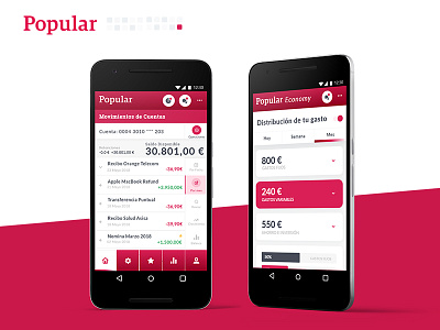 Banco Popular App app bank popular redesign ui ui design ux ux design