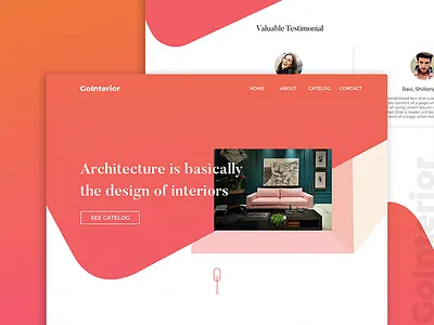 GoInterior-Interior Design Agency Landing Page agency design html interior landingpage site ui ux web