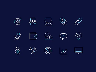 Crypto Icon set - Work in progress
