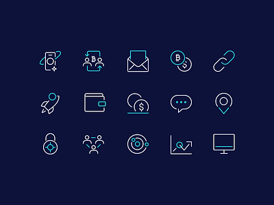 Crypto Icon set - Work in progress