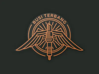 Busi Terbang artwork brand contracting coreldraw creative design graphic icon identity illustrator logo luxury