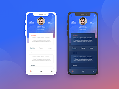 Mobile app design iphone ui ux work x