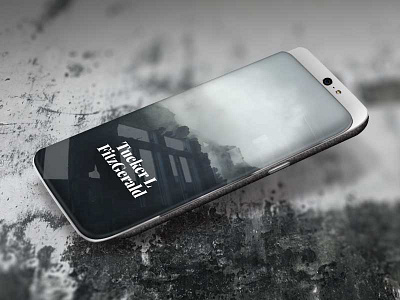 Slider phone mobile mockup phone