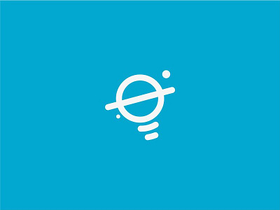 Bulbplanet bulb cosmos geometric icon light logo planet space