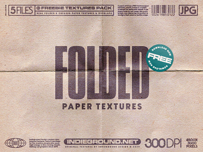 Free Folded Paper Textures folded free freebie grunge hq paper photoshop texture textures vintage