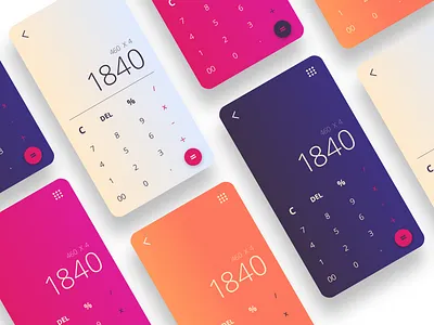 Gradient Calculator calculator daily dailyui design experience ui uiux user web