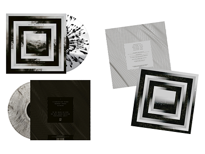 Album Artwork - Man Mountain abstract album art album artwork album cover illusion layout man mountain mirror packaging post rock record vinyl