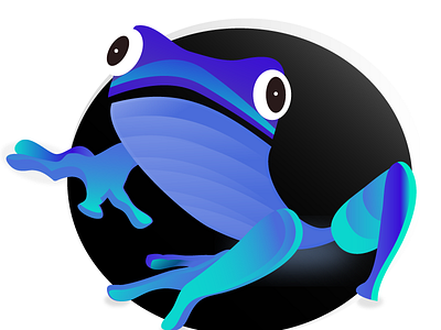 Work in Progress - Logo Design flat frog illustration illustrations mascot vector