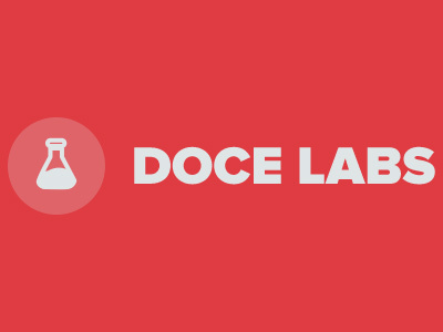 Doce Labs beaker doce logo