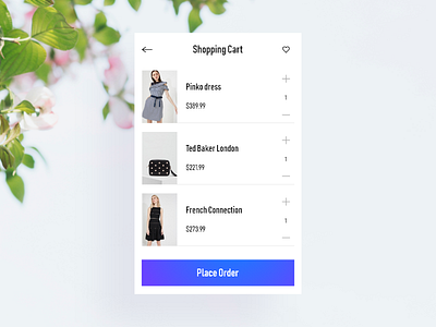 Daily UI #058 app cart dailyui shop shopping shopping cart store ui