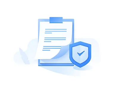 Illustrations 阅读协议、订单、安全