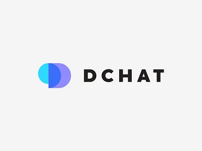 D-CHAT app logo branding chat chat logo creative direction d dating dating icon dating logo logo design logo designer overlay