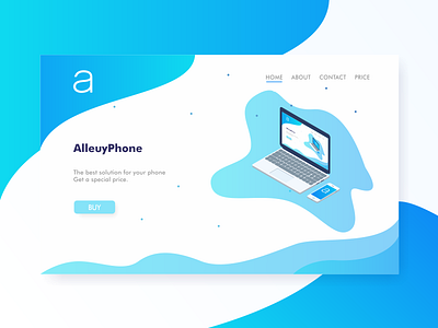 Designs header illustration phone alleuy blue design header iilustration mobile phone simple uiux