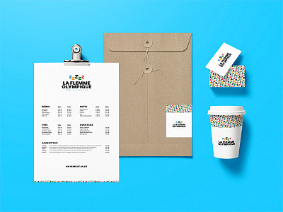 La Flemme Olympique art direction brand identity branding graphic design identity logotype