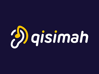 Qisimah application logo brand agency brand identity designer branding brandmark logo mark logomark music app negative space product branding qisimah startup